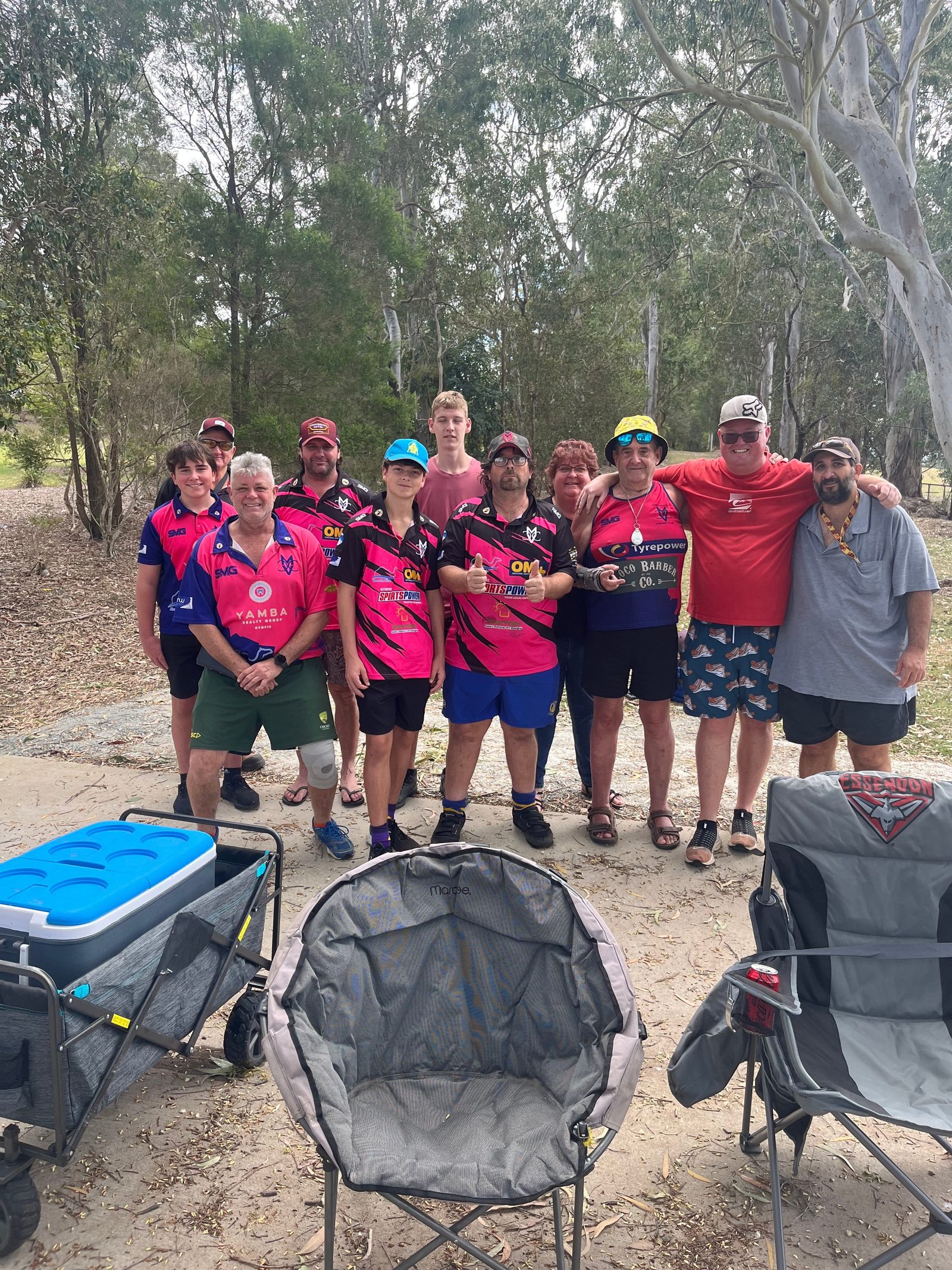 Mary Valley Cricket Club Team Gathering